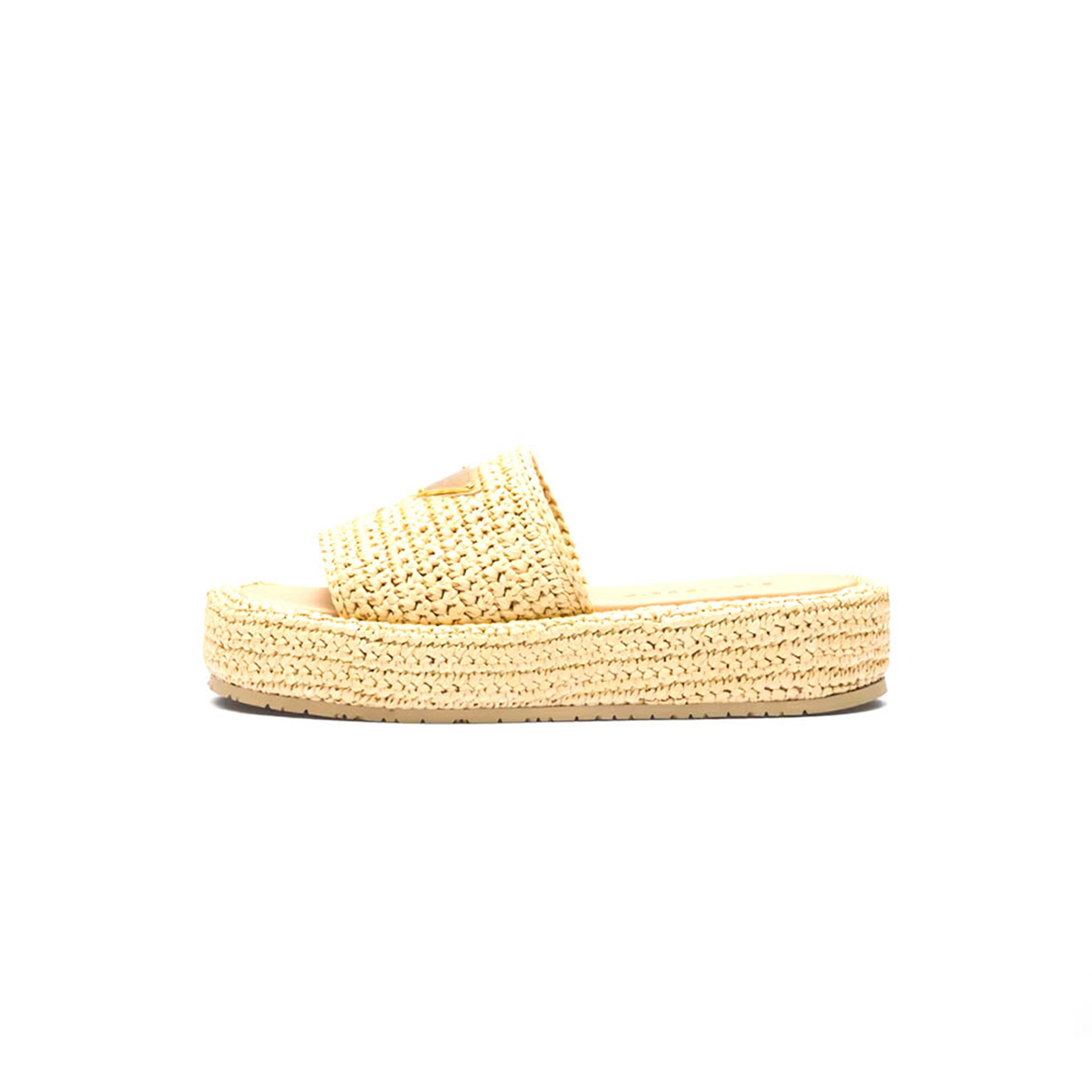 Pra*a crochet flatform slides 1xz761